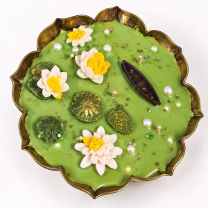 Lotus Pond Urli Candle